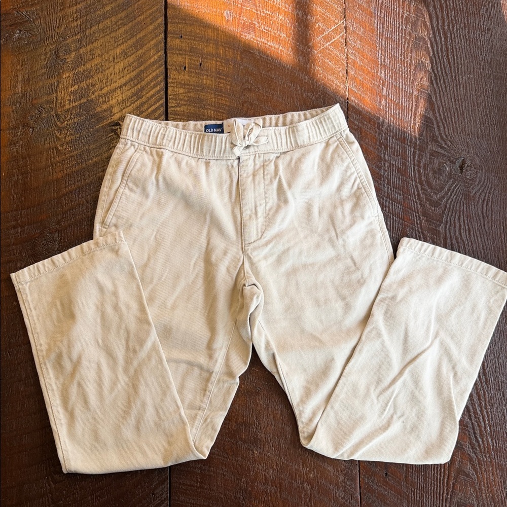 Old Navy Men’s Khaki Chino Pants Straight Fit Tan Casual Work Pants